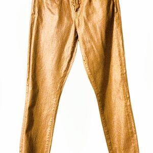 LUCKY BRAND Charlie Rose Gold Skinny Jeans 4